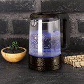 Berlinger Haus 17 Lt Elektrikli LED'li Cam Su Isıtıcısı Kettle Siyah